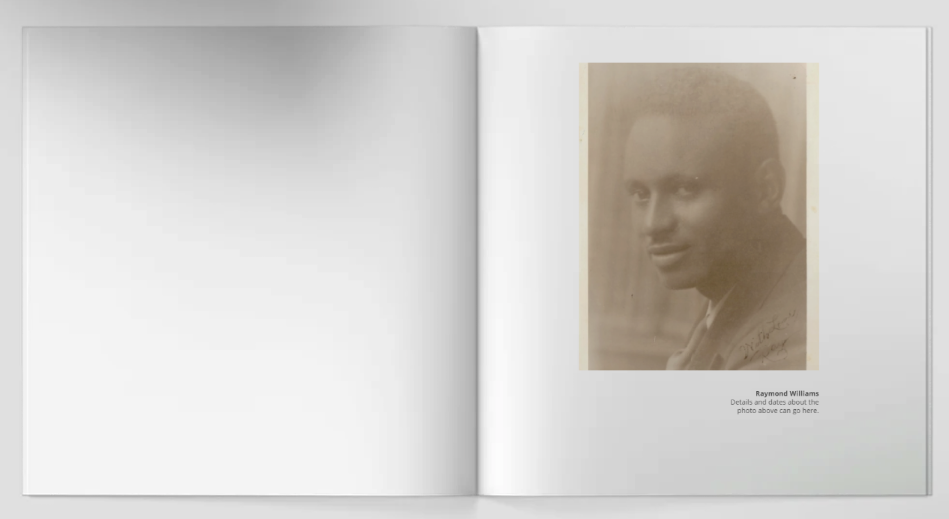 Biography interior page 1
