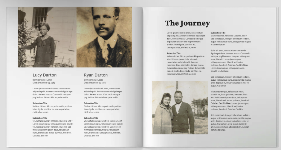 Biography interior page 4